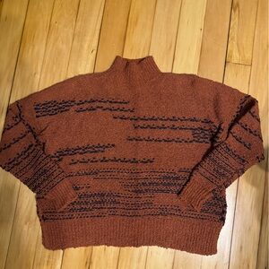 Knox Rose Warm Brown Knit Sweater